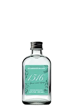 [PROD-0013] PETACA Cachaça 1516 Branca 180ml 40%Vol