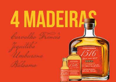 Cachaça 1516 Premium 4 Madeiras 750ml 40%Vol