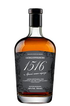 Cachaça 1516 Ouro Extra Premium Carvalho Edição Especial 750ml 40%Vol