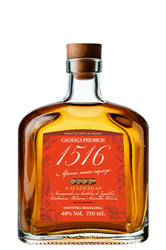 Cachaça 1516 Premium 4 Madeiras 750ml 40%Vol